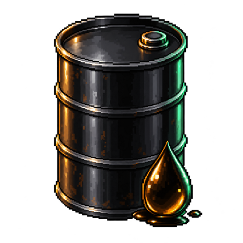Crude oil barrel